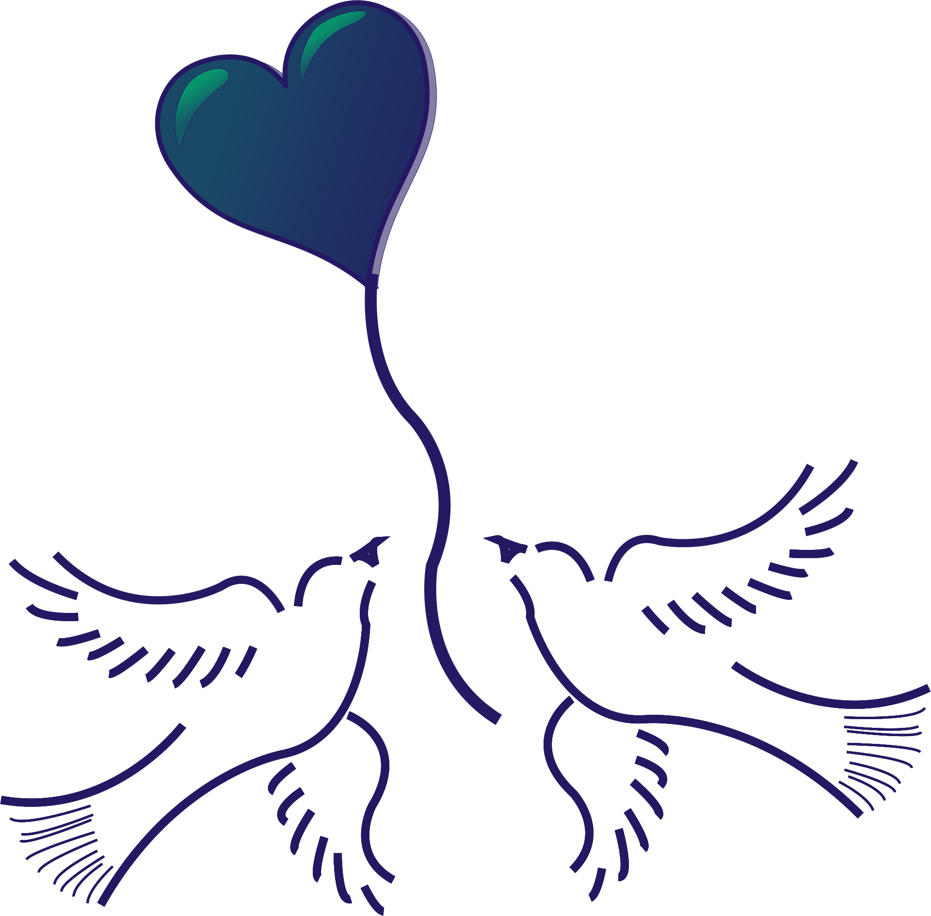 HF Dove and Heart