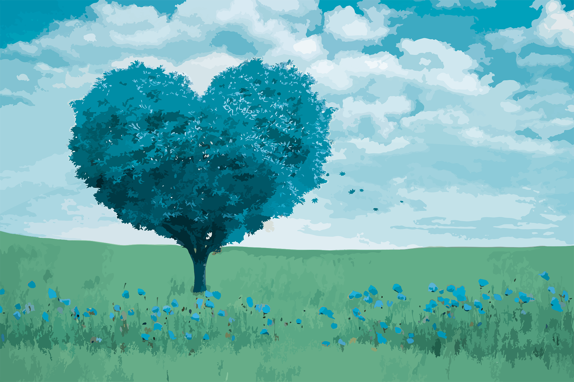 HF Heart Tree Landscape